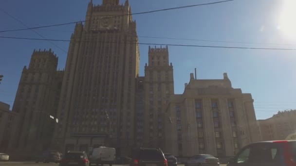 Исторический центр Москвы — стоковое видео