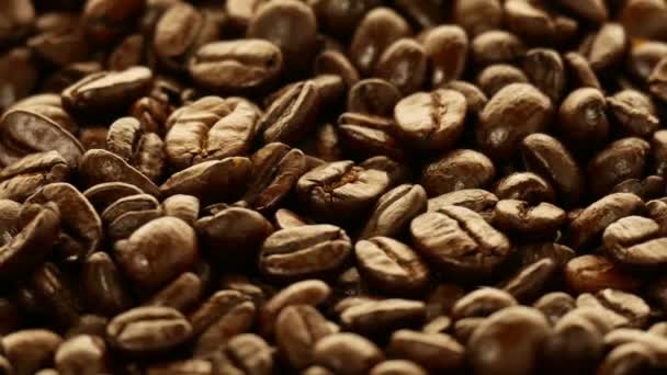 Фон кави в зернах — стокове відео