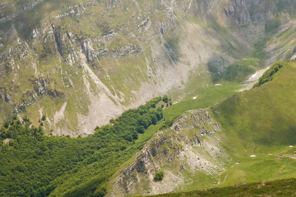 Panoramic View Monte Bove Sud National Park Monti Sibillini Spring — Stock Photo, Image