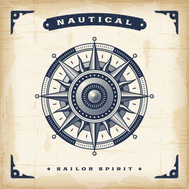 Vintage Rüzgar gülü