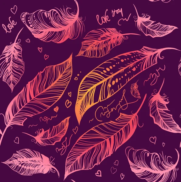 tüy dekoratif mor desen 