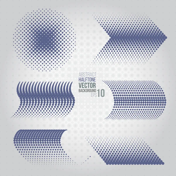  soyut yarım ton vektör arka plan kümesi