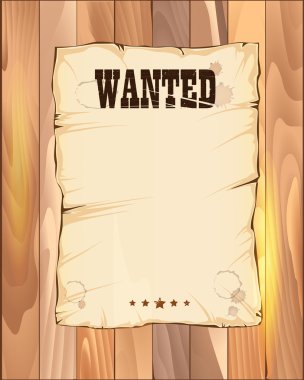 boş poster istedim. açık renkli ahşap çit kağıda. vecto