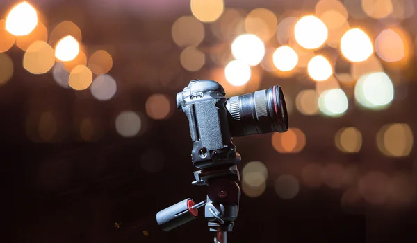 Câmera digital a visão noturna da cidade . — Fotografia de Stock