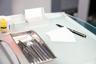 Diş hekimi ofisi. Diş ekipman