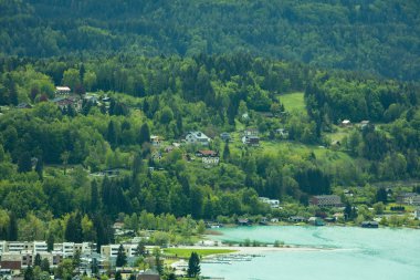 Sabah sislerin altında dağlar
