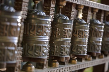 Tibet ibadet tekerlerimi Budizm Tapınak
