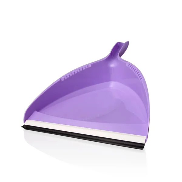 Pala Basura Plástico Púrpura Aislada Sobre Fondo Blanco Productos Para — Foto de Stock