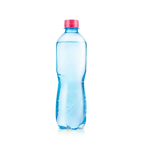 Μπουκάλι Πλαστικό Καθαρό Νερό Απομίμηση Μπουκαλιού Μεταλλικού Νερού Φιάλη Απομονωμένη — Φωτογραφία Αρχείου