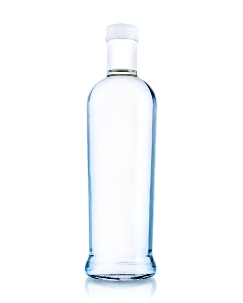 Glass Bottle Purified Water Mineral Water Bottle Mockup Bottle Isolated — Stock Photo, Image