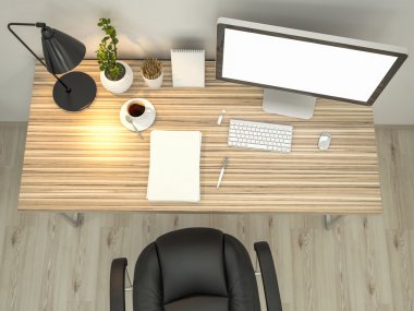 mockup iş şablonu.
