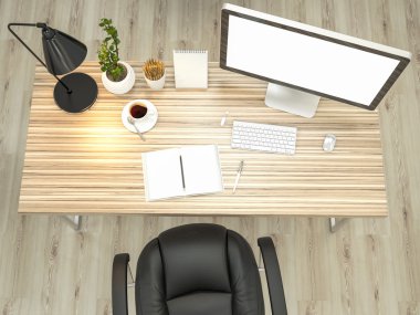 mockup iş şablonu.