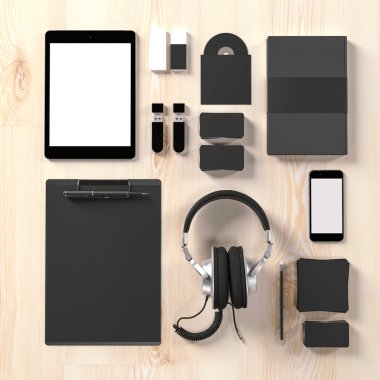 mockup iş şablonu.