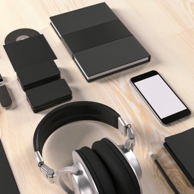 mockup iş şablonu.