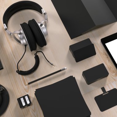 mockup iş şablonu.