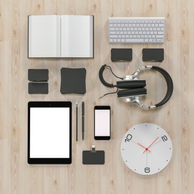 mockup iş şablonu.