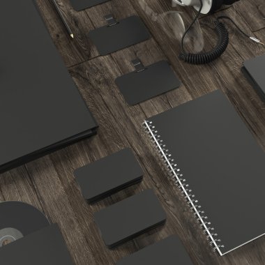 mockup iş şablonu.