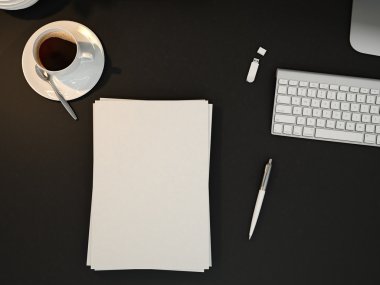 mockup iş şablonu.
