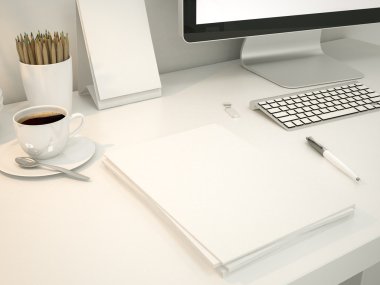 mockup iş şablonu.