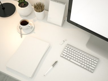 mockup iş şablonu.