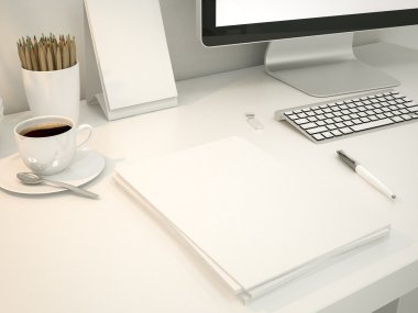 mockup iş şablonu.