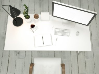 mockup iş şablonu.