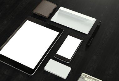 Mockup iş şablonu. Yüksek çözünürlüklü