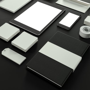 mockup iş şablonu.