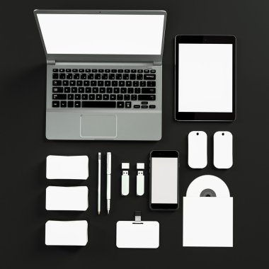 mockup iş şablonu.