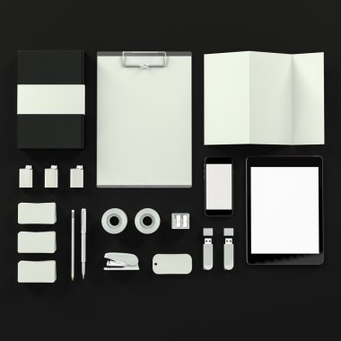 mockup iş şablonu.