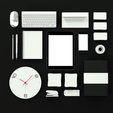 mockup iş şablonu.