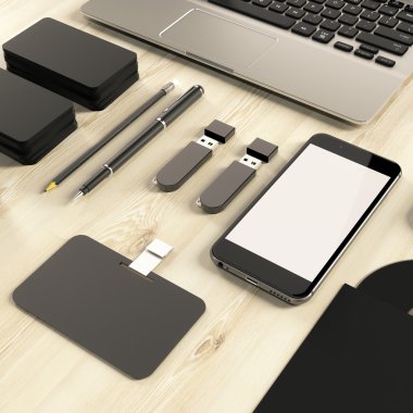 mockup iş şablonu.
