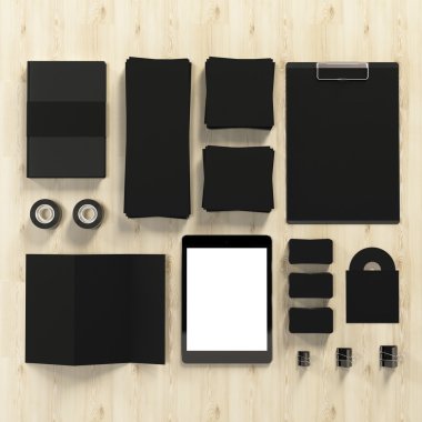 mockup iş şablonu.