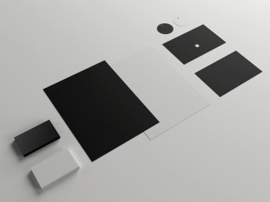 mockup iş şablonu.