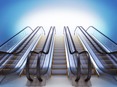 Yürüyen merdiven. Yüksek çözünürlük