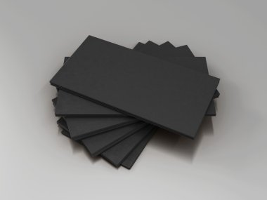 Ziyaret kartları iş şablonu