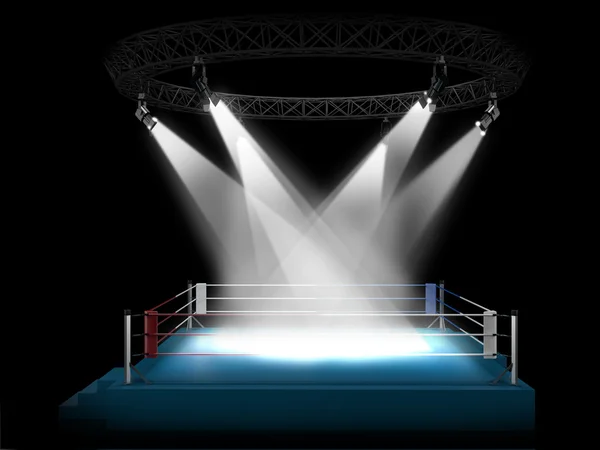 Boxing ring. — Stock Photo, Image