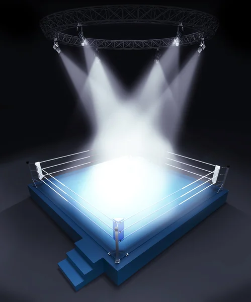 Boxerský ring. — Stock fotografie