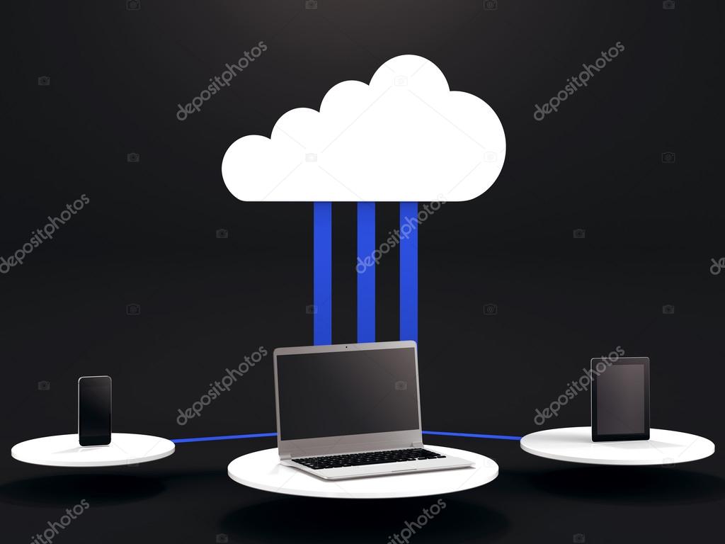 Cloud data concept