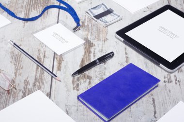 mockup iş şablonu.