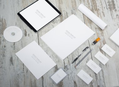 mockup iş şablonu.