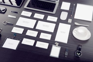 mockup iş şablonu.