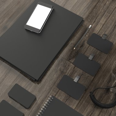 mockup iş şablonu. 