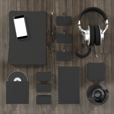 mockup iş şablonu. 
