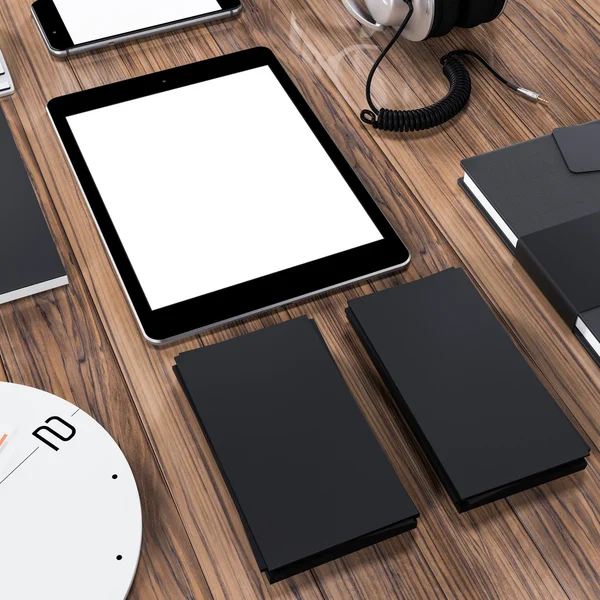 Mockup iş şablonu. Yüksek çözünürlük.