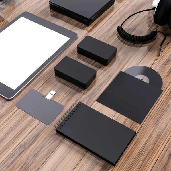 Mockup iş şablonu. Yüksek çözünürlük.