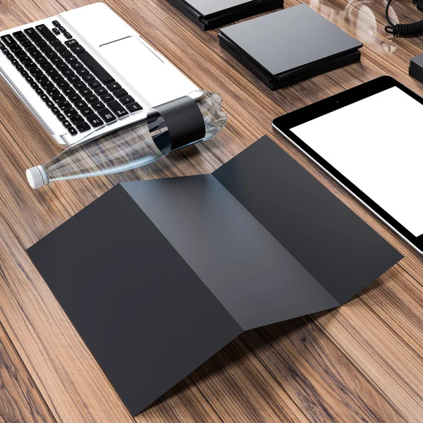 Mockup iş şablonu. Yüksek çözünürlük.