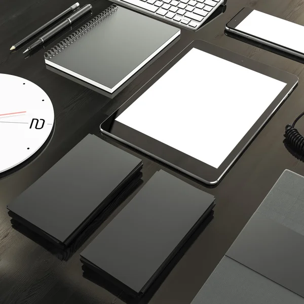 Mockup iş şablonu. Yüksek çözünürlük.