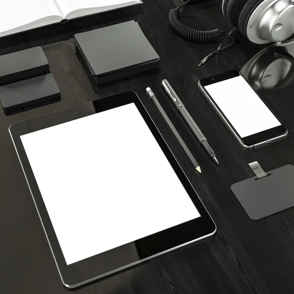 Mockup iş şablonu. Yüksek çözünürlük.