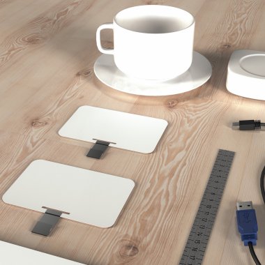 Mockup iş şablonu. Yüksek çözünürlük.